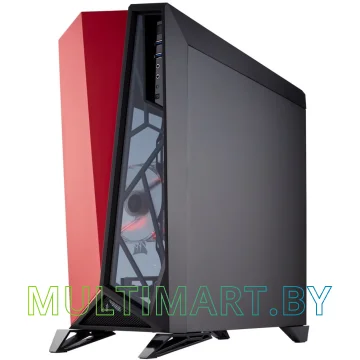 Корпус Corsair Carbide Series Spec-Omega (черный/красный) картинка 4